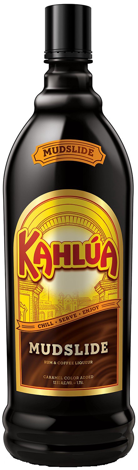 slide 1 of 4, Kahlua Cocktails Kahlua Ready to Drink Mudslide with Rum and Coffee Liqueur, 1.75 L Bottle, 12.5% ABV, 1.75 liter