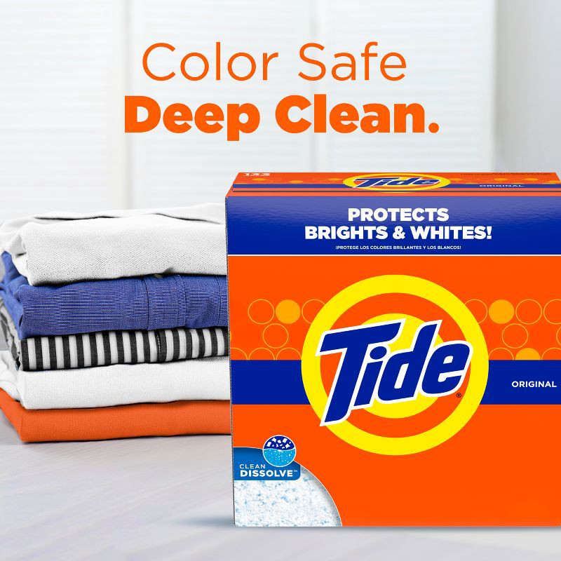 slide 2 of 7, Tide Turbo High Efficiency Powder Laundry Detergent Original - 133 Loads, 1 ct