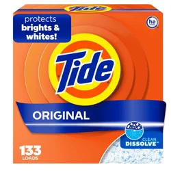 Tide Turbo High Efficiency Powder Laundry Detergent Original - 133 Loads