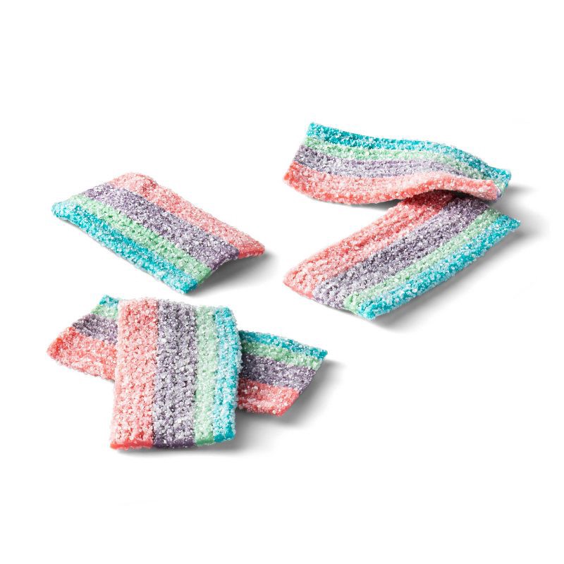 slide 2 of 3, Sour Rainbow Belts - 7oz - Favorite Day™, 7 oz