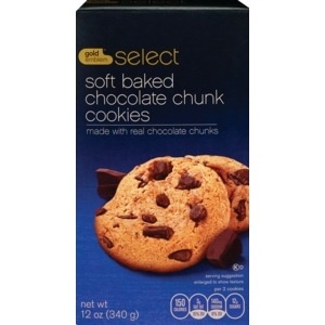 slide 1 of 1, CVS Gold Emblem Soft Baked Chocolate Chunk Cookies, 12 oz