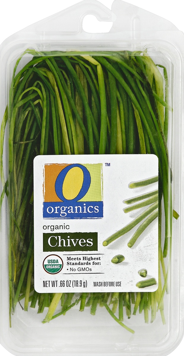 slide 2 of 2, O Organics Organic Chives, 0.66 oz