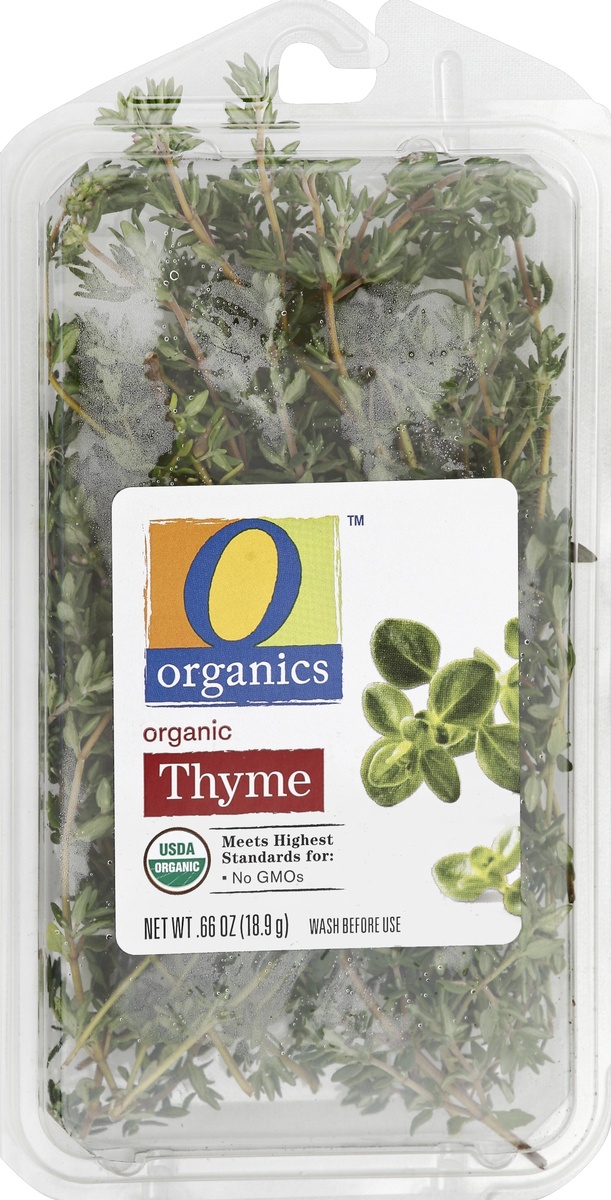 slide 2 of 2, O Organics Organic Thyme, 0.66 oz