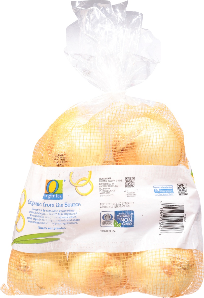 slide 4 of 9, O Organics Organic Onions Yellow Prepacked, 