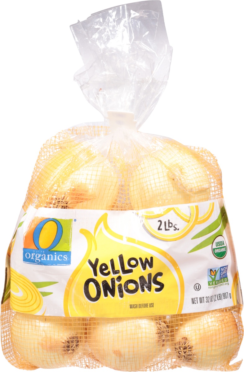 slide 6 of 9, O Organics Organic Onions Yellow Prepacked, 