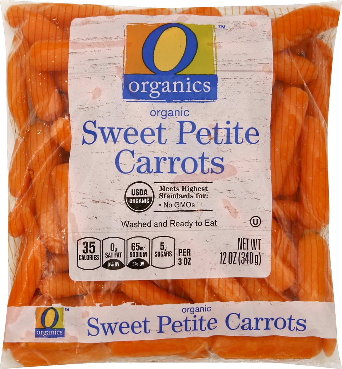slide 3 of 5, O Organics Organic Carrots Sweet Petite, 12 oz