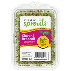 Wild About Sprouts Clover & Broccoli 3 oz