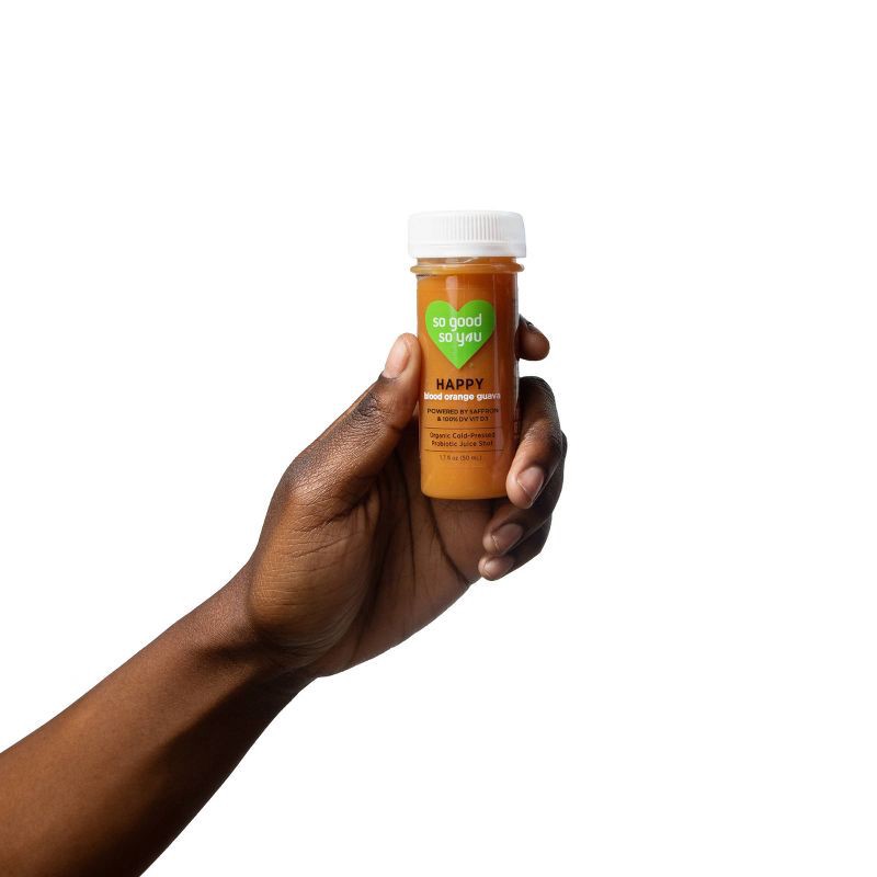 slide 4 of 6, So Good So You Happy Blood Orange Guava Organic Probiotic Shot - 1.7 fl oz, 1.7 fl oz