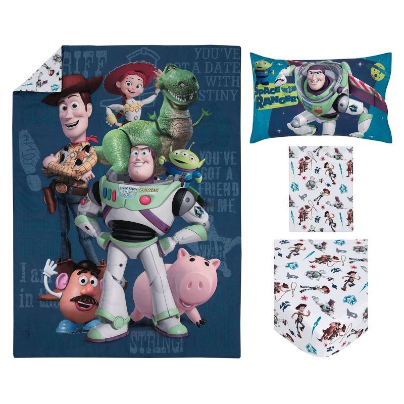 slide 8 of 8, 4pc Toy Story 'You've Got A Friend In Me' Toddler Bed Set, 4 ct