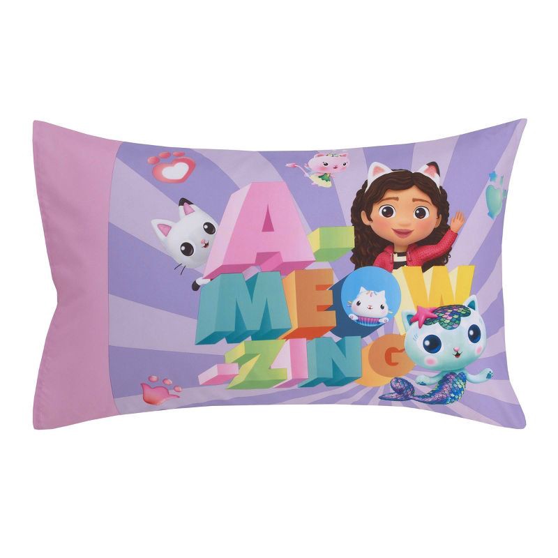 slide 7 of 8, 4pc Gabby's Dollhouse 'A-Meow-Zing' Toddler Bed Set, 4 ct