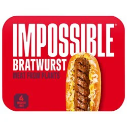 Impossible Plant Based Bratwurst Sausage Links - 13.5oz/4ct