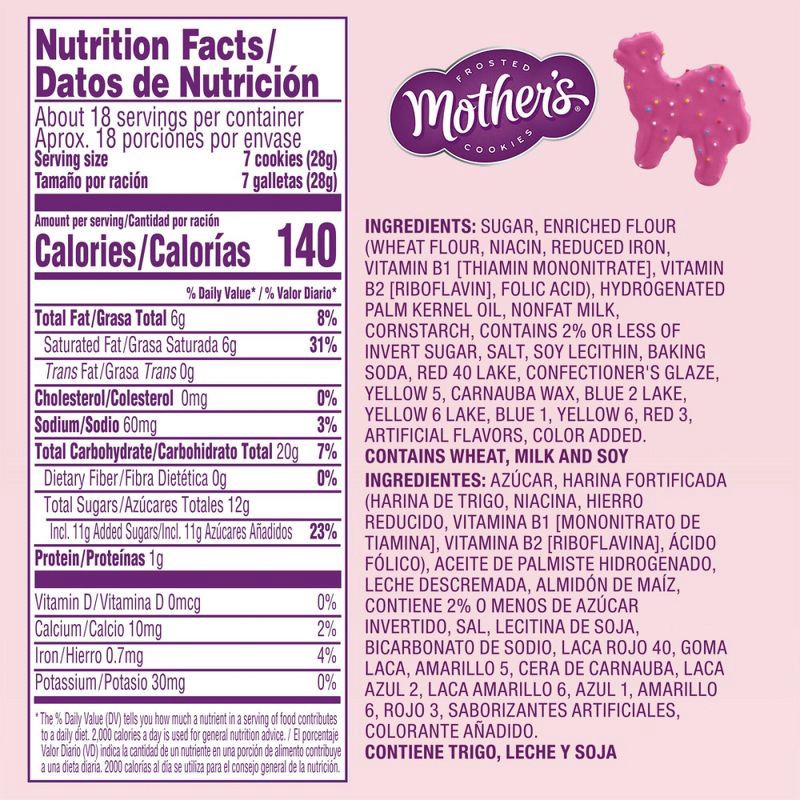slide 2 of 8, Mother's Cookies Mother's Circus Animal Cookies Party Size - 18oz, 18 oz