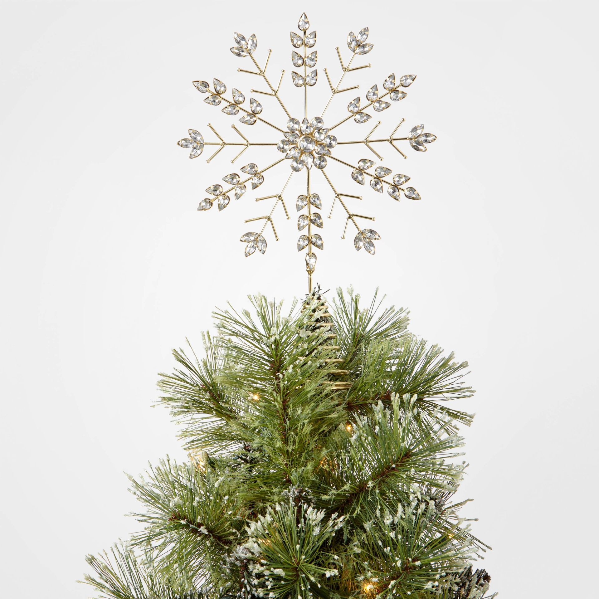 Metal Snowflake Christmas Gift Topper Gold - Wondershop™