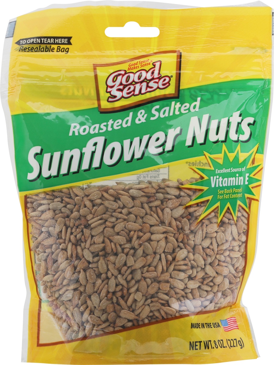 slide 6 of 9, Good Sense Roasted Salted Sunflower Kernels 8 oz, 8 oz