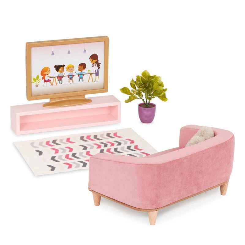 slide 5 of 6, Our Generation Lovely Living Room Furniture Accessory Set for 18" Dolls, 1 ct