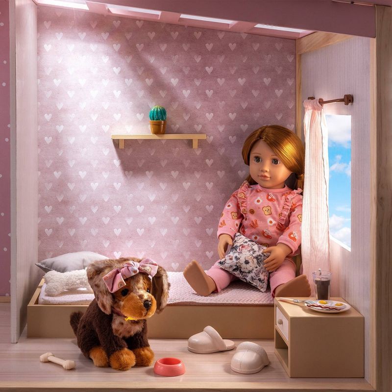 slide 2 of 7, Our Generation Claudia & Cinnamon 18" Matching Doll & Pet Set, 1 ct