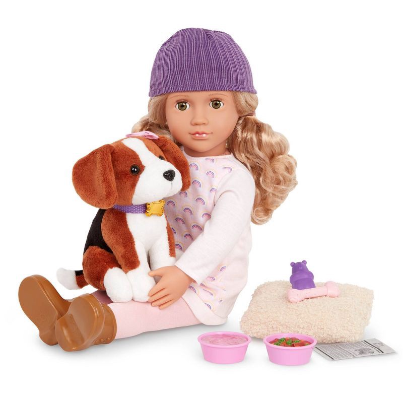 slide 4 of 6, Our Generation Ember & Elsie 18" Doll & Pet Set, 1 ct