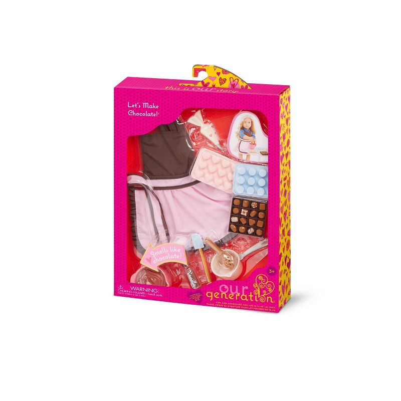 slide 6 of 6, Our Generation Let's Make Chocolate Baking Accessory Set for 18" Dolls, 1 ct