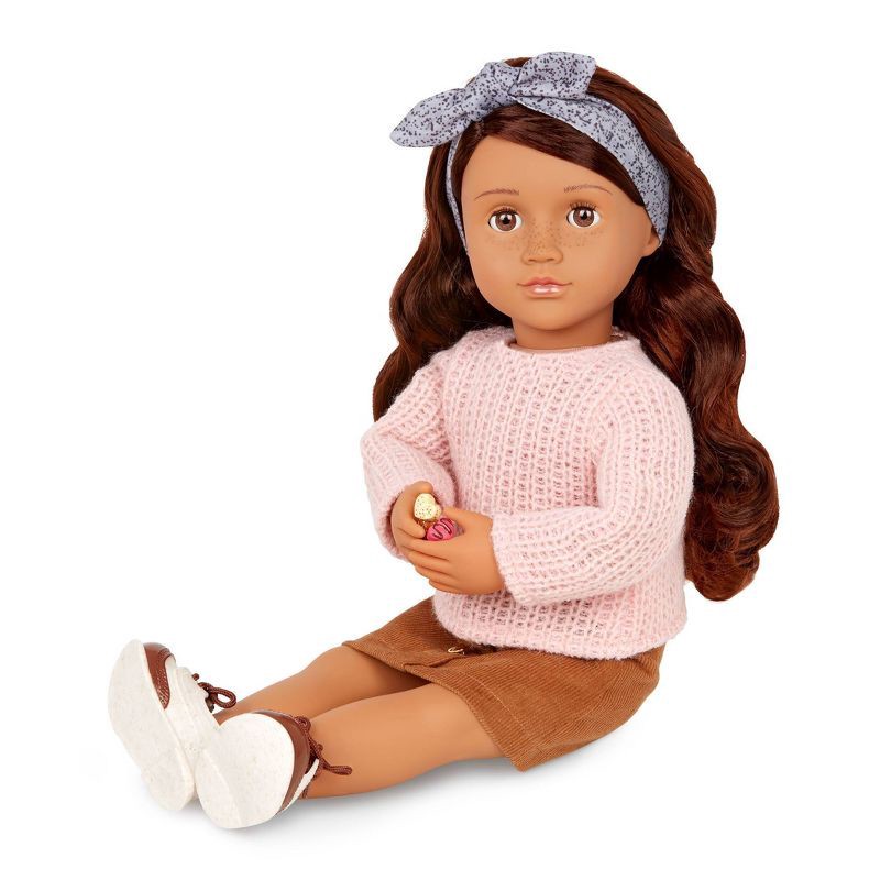 slide 5 of 8, Our Generation Coco Posable 18" Baking Doll & Storybook, 1 ct