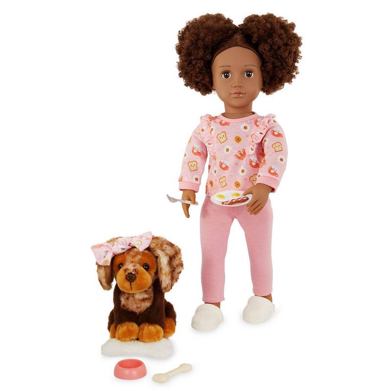 slide 2 of 5, Our Generation Camryn & Coco 18" Matching Doll & Pet Set, 1 ct
