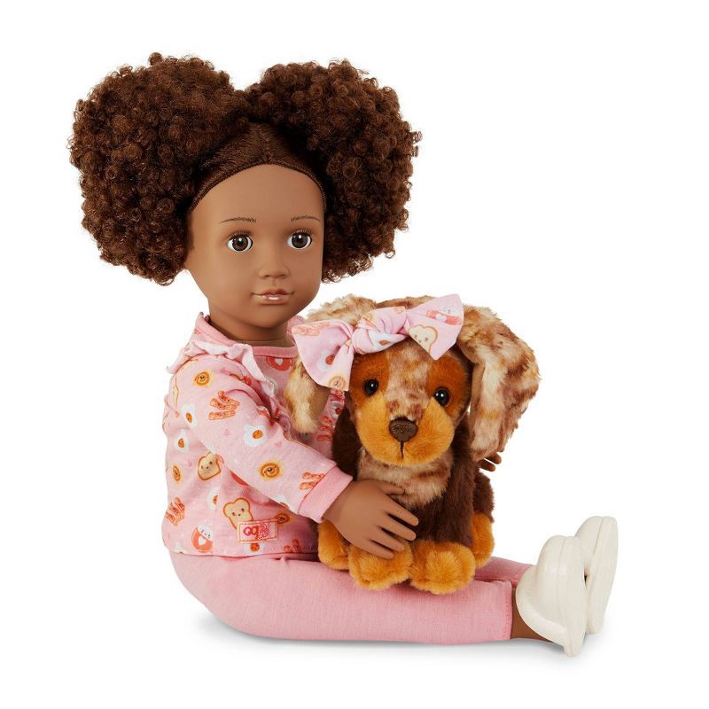 slide 4 of 5, Our Generation Camryn & Coco 18" Matching Doll & Pet Set, 1 ct