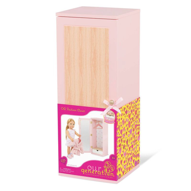 slide 6 of 6, Our Generation Fashion Closet & Outfit Accessory Set for 18" Dolls, 1 ct