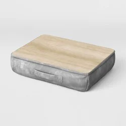 Corduroy Dorm Lap Desk Gray - Room Essentials™: Portable Laptop Stand, MDF Composite, No Assembly