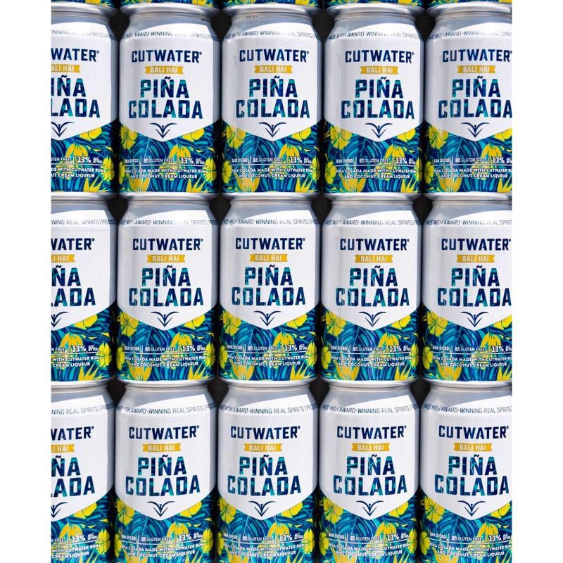 slide 3 of 8, Cutwater Spirits Cutwater Pina Colada Cocktail - 4pk/355ml Cans, 4 ct; 355 ml