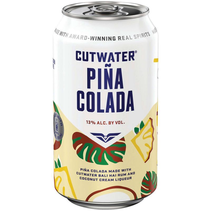 slide 7 of 8, Cutwater Spirits Cutwater Pina Colada Cocktail - 4pk/355ml Cans, 4 ct; 355 ml