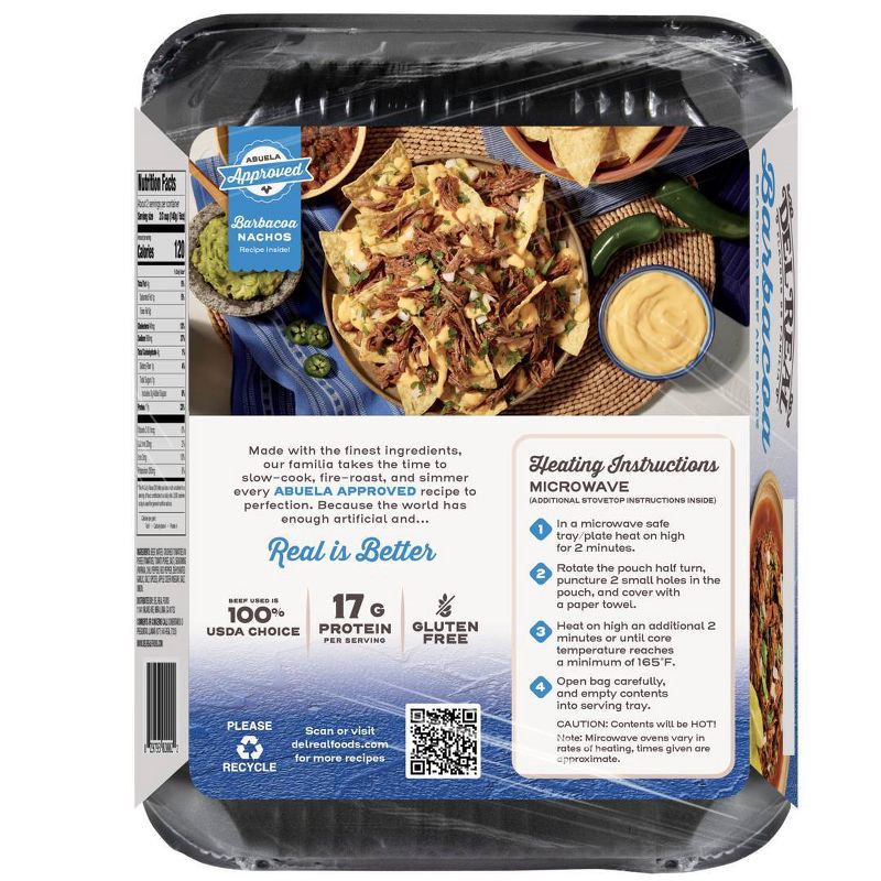 slide 2 of 8, Del Real Foods Barbacoa - 12oz, 12 oz