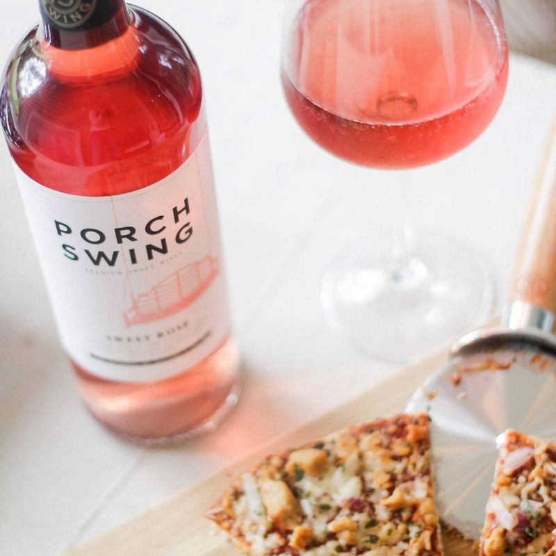 slide 2 of 3, Porch Swing Sweet Rose Wine - 750ml Bottle, 750 ml