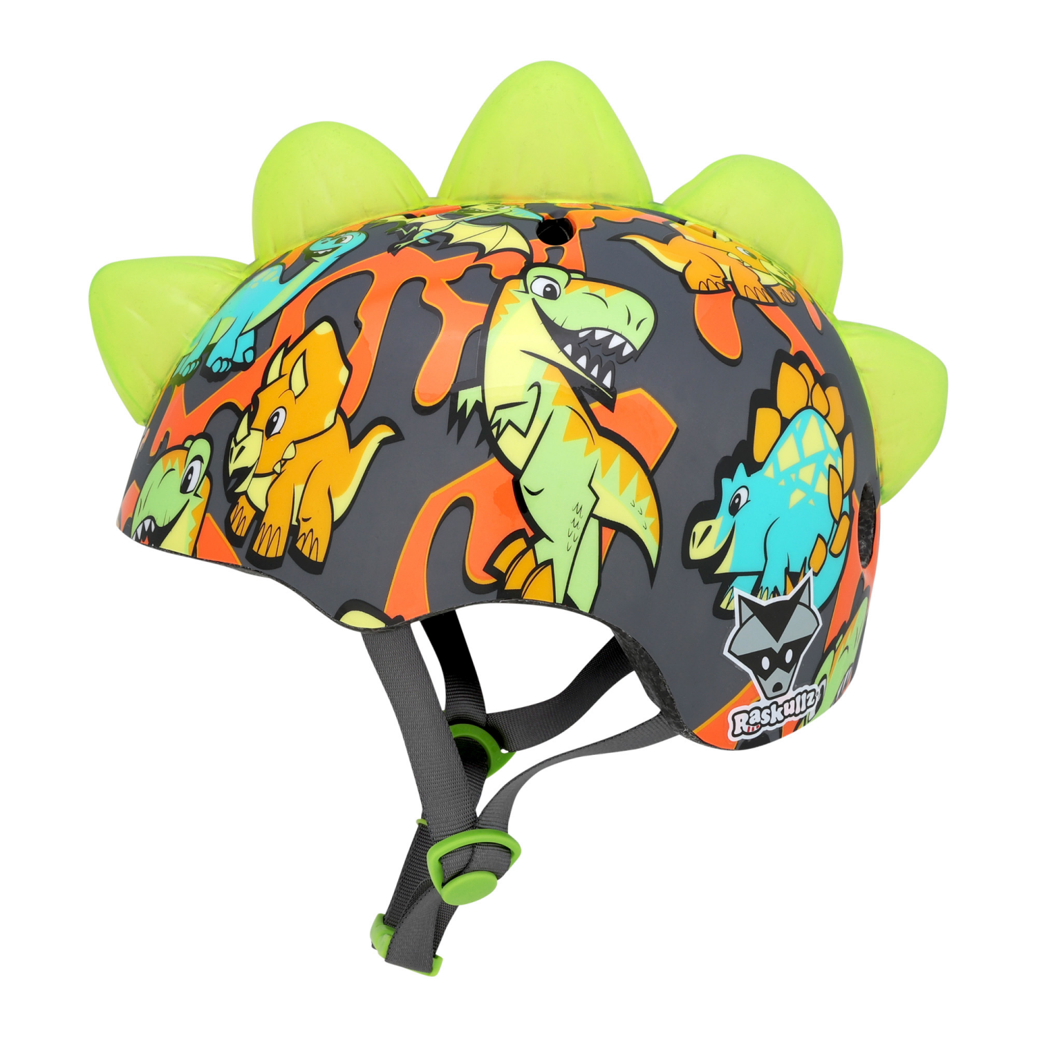 slide 2 of 4, BELL Raskullz Bike Helmet Fossil Hawk Grey, 1 ct