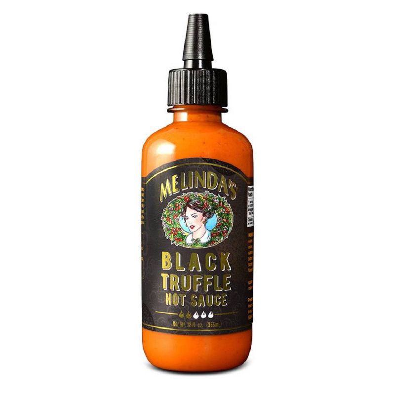 slide 1 of 3, Melinda's Black Truffle Hot Sauce - 12oz, 12 oz