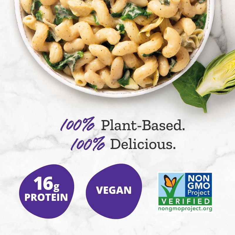 slide 4 of 6, Purple Carrot Vegan Frozen Plant-Based Spinach Artichoke Cavatappi Bowl - 10.75oz, 10.75 oz