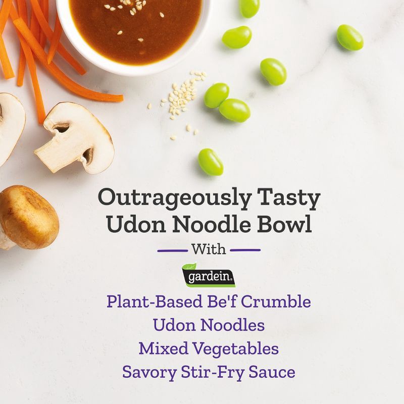 slide 3 of 5, Purple Carrot Vegan Frozen Plant-Based Be'f Udon Noodle Bowl - 10.75oz, 10.75 oz