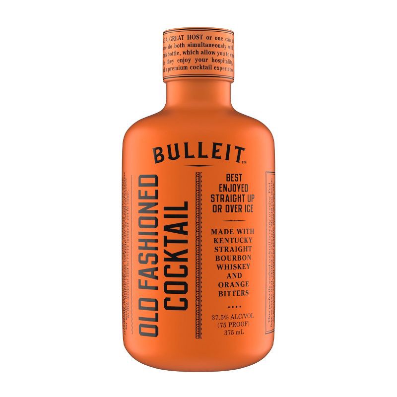 slide 1 of 9, Bulleit Bourbon Old Fashioned Ready To Drink - 375ml Bottle, 375 ml