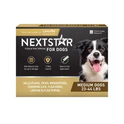 NextStar Flea & Tick Topical Treatment for Medium Dogs - 23 to 44lbs - 3ct