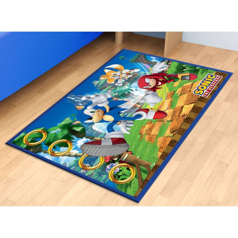 slide 1 of 2, Sonic the Hedgehog Rug, 1 ct