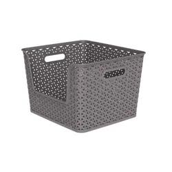 Y-Weave Easy Access Storage Bin Gray - Brightroom™