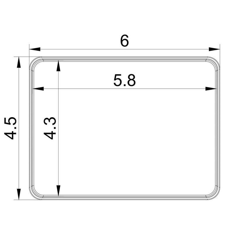 slide 4 of 5, Medium Plastic Bathroom Tray - Brightroom™, 1 ct