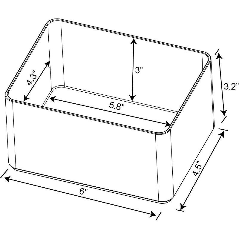slide 5 of 5, Medium Plastic Bathroom Tray - Brightroom™, 1 ct