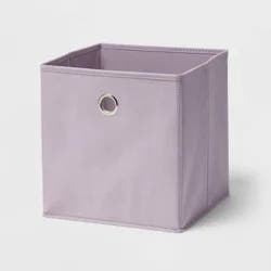 11" Fabric Cube Storage Bin Lavender - Room Essentials™: Light Purple, Folds Flat, 11 Inch Cube System Compatible