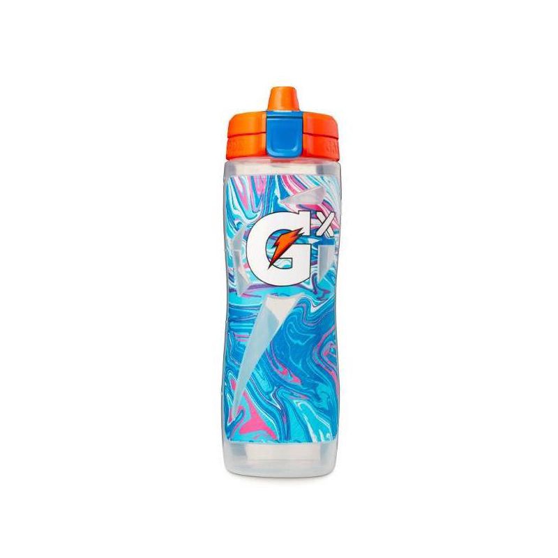 slide 1 of 4, Gatorade 30oz GX Water Bottle - Marble Blue, 30 oz