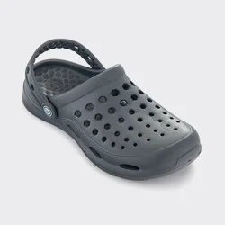 Joybees Men's Chance Clogs - Gray 10: Slip-On EVA Footwear with Heel Strap