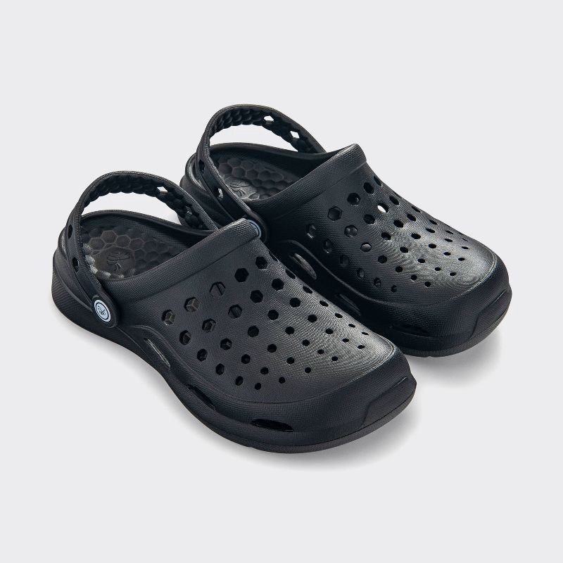 slide 2 of 5, Joybees Men's Chance Clogs - Black 8: Slip On, Non Marking Outsole, Medium Width, 1 ct