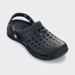 Joybees Men's Chance Clogs - Black 11: Slip-On EVA Footwear, Non-Marking Outsole