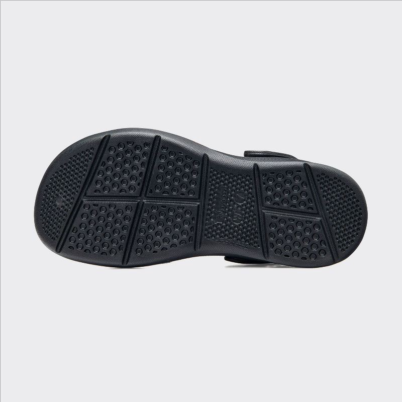 slide 5 of 5, Joybees Men's Chance Clogs - Black 13: Slip-On EVA Footwear, Non-Marking Outsole, 2 ct