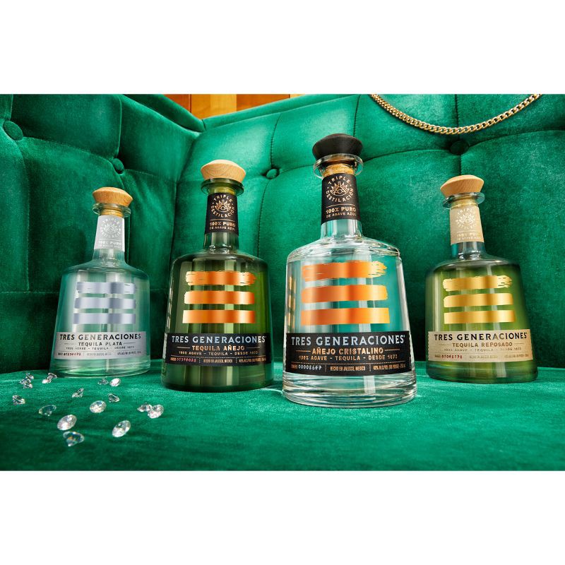 slide 5 of 5, Tres Generaciones Anejo Cristalino - 750ml Bottle, 750 ml
