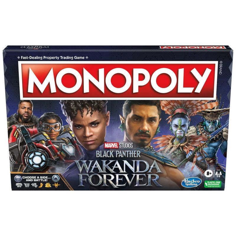 slide 1 of 1, Monopoly: Marvel Studios' Black Panther: Wakanda Forever Game, 1 ct