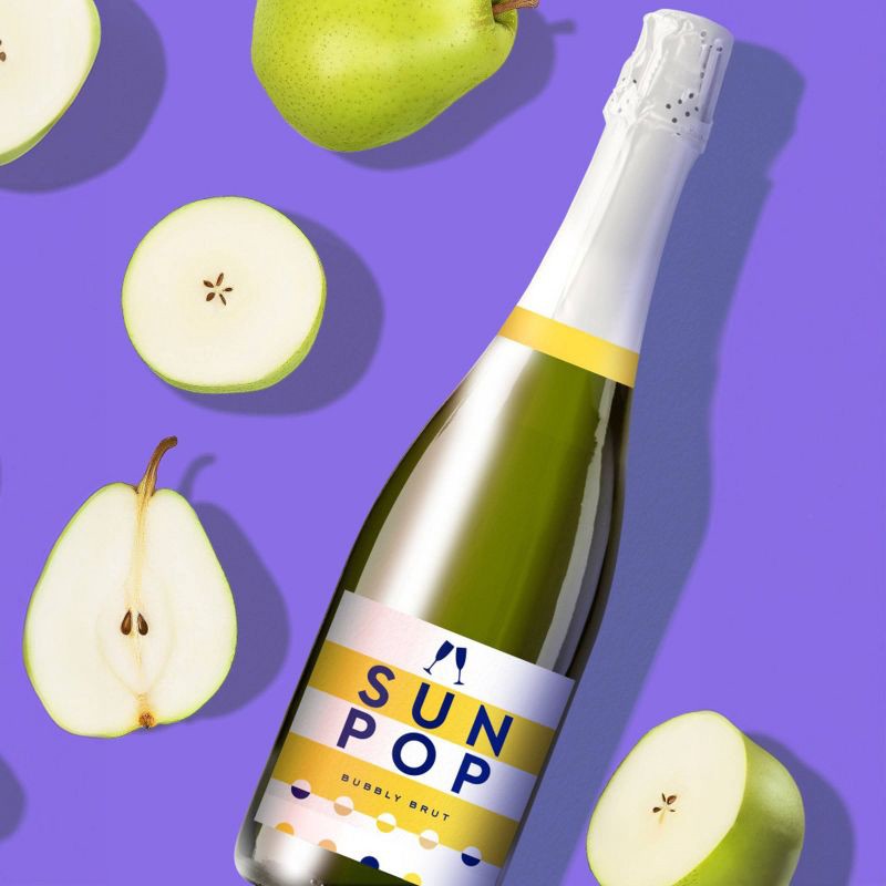 slide 3 of 6, SunPop Bubbly Brut - 750ml Bottle, 750 ml